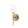 Parkmont Plug & Play 1-Light Wall Sconce in Transitional and Modern Style-14 Inches Tall and 5 Inches Wide
