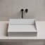 Évier vasque rectangulaire blanc mat 18 po x 14 po Monblari-120971973-131188101