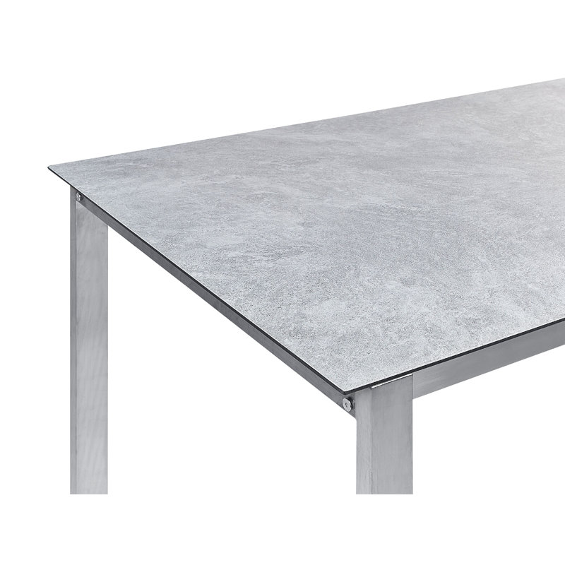 Cloise 6 - Person Patio Dining Set with Rectangular Table, Gray