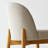 7-Piece Rectangular Solid Wood Dining Set with 6 Linen Chairs-1287181887