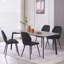 Stansky Upholstered Velvet Dining Chairs-1182278701