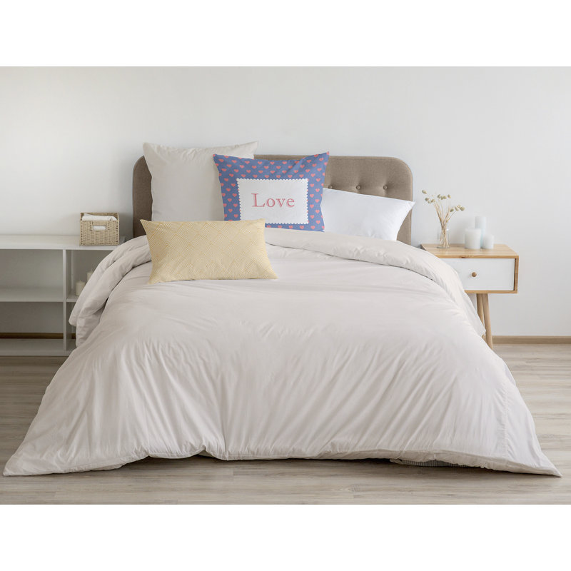 Reversible Throw Pillow, 18" H x 18" W, Square