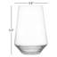 Pure 19 oz. Crystal Stemless Wine Glass