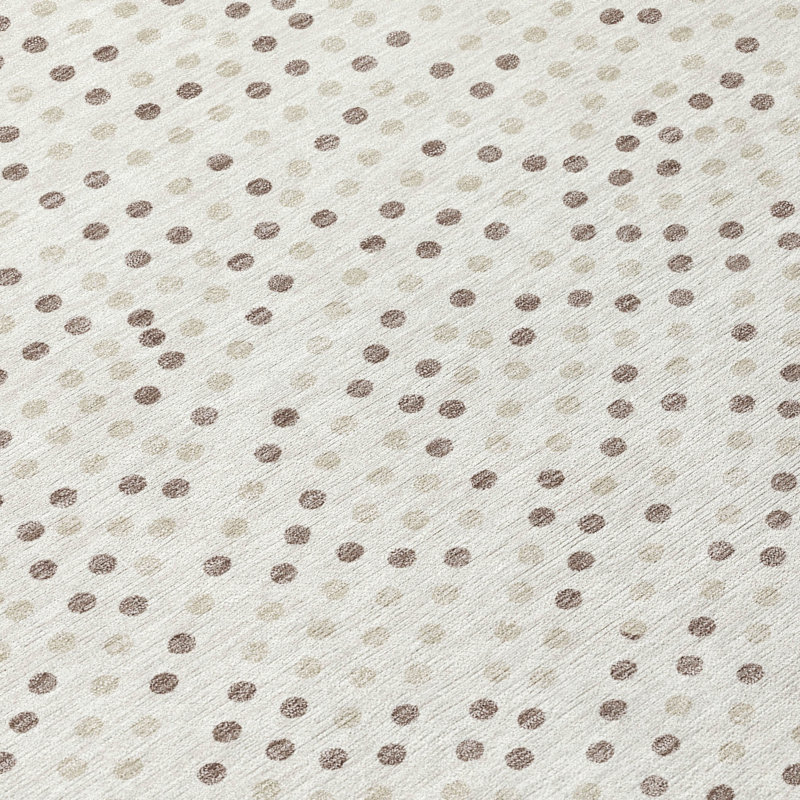Mirelia Ivory Washable Indoor-Outdoor Rug - , 10' x 14'