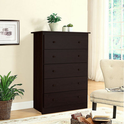 Commode fonctionnelle avec rangement à 5 tiroirs