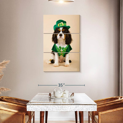 Brampt Dog In Leprechaun Costume