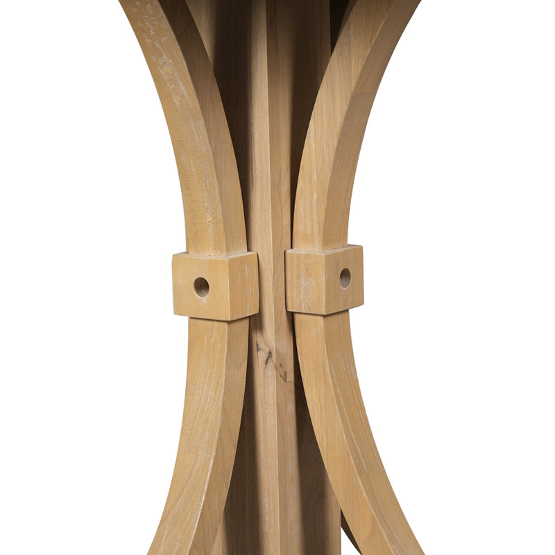 Solid Wood Dining Table for 6 People, Espresso