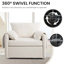 Fauteuil pivotant surdimensionné-1371890755