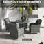 Amukta 4 - Person Patio Dining Set with Rectangular Table , Cushions Included