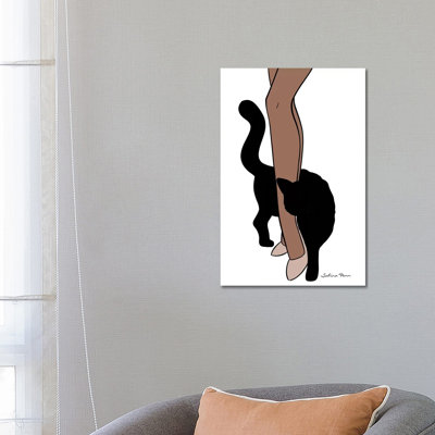 Chaton 1 Piece Wall Art on Canvas