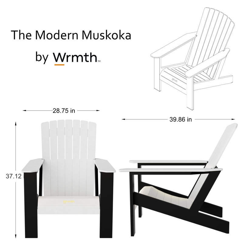 Chaise chauffante Tundra avec pieds en miel, Blanc
