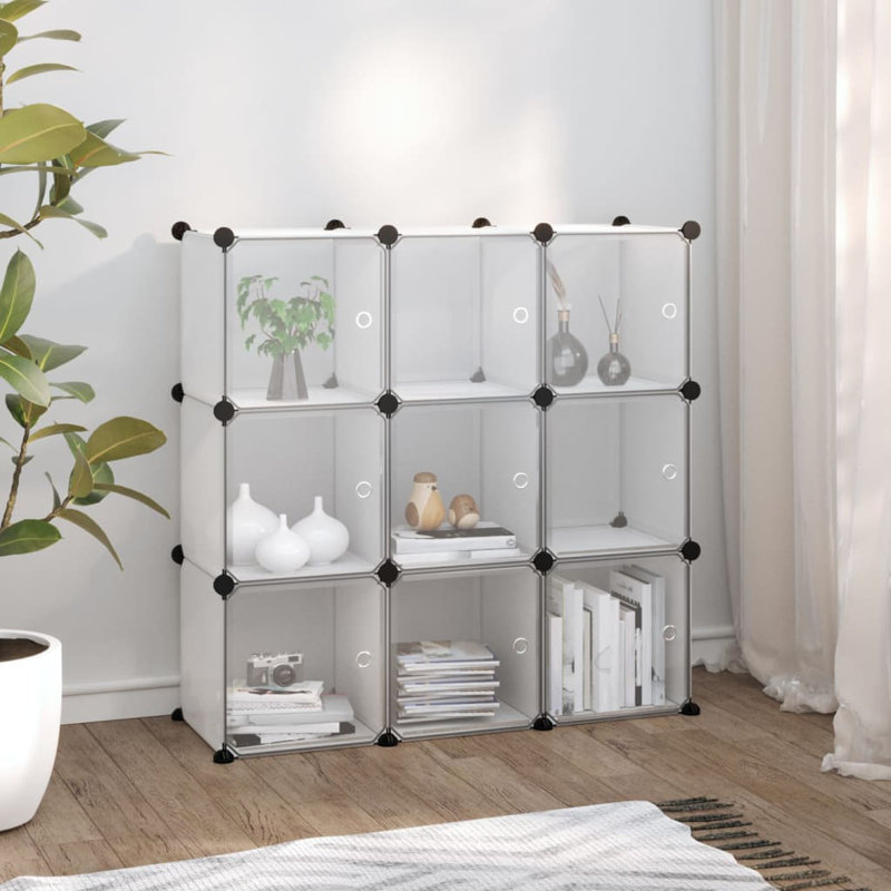 9 Pair Shoe Storage Box, Clear