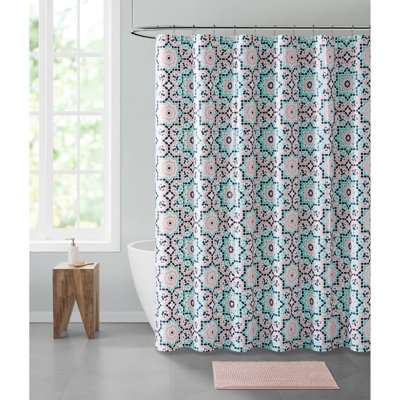 Ensemble de rideau de douche 14 pièces Cora PEVA Cora
