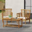 2 chaises club + table