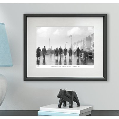 Folkestone, the Leas After the Storm C1940 1 Piece Single Picture Frame Wall Art