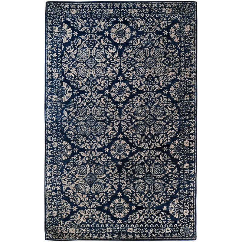 Wool Oriental Area Rug, Rectangle 9' x 13'