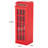 Laice Wooden Vintage London Booth 3 Shelf Telephone Room Storage Unit