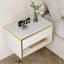 Table de chevet flottante avec tiroir cannelé, ensemble de table de chevet mural moderne, table de chevet pour chambre à coucher-1106177662-1075507809