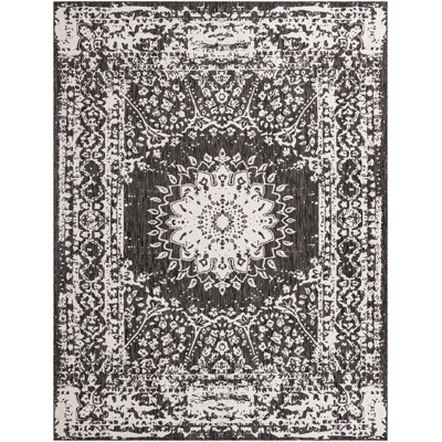 Tapis noir et blanc Contemporary Hitchens