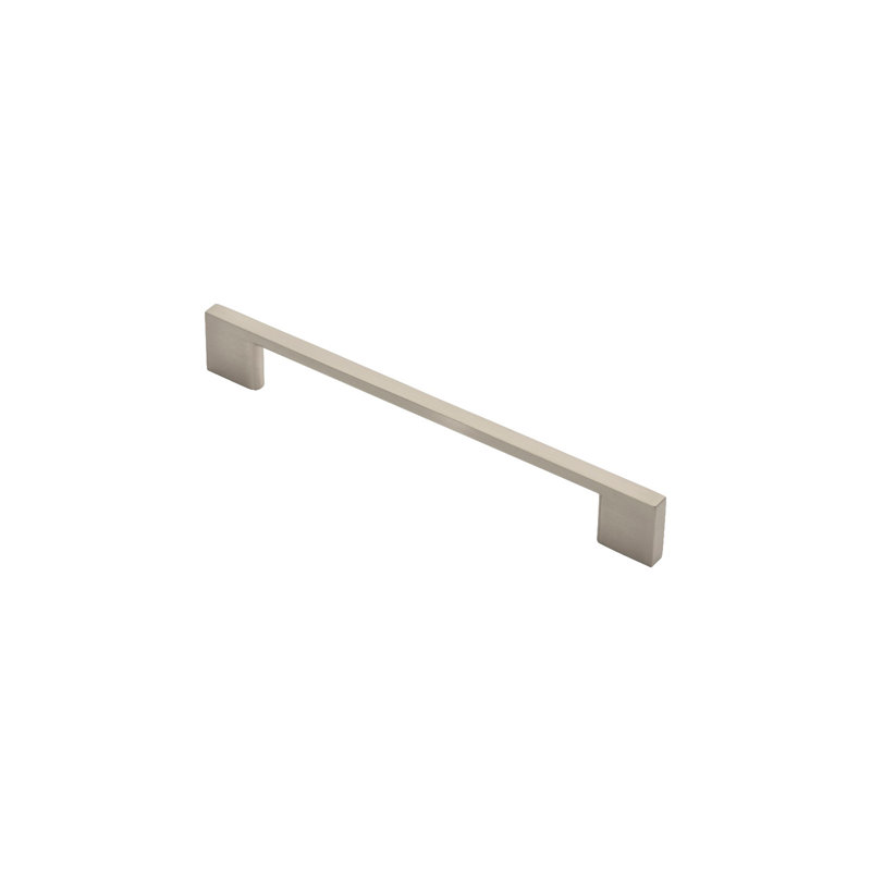 Slim D Bar Handle, Satin Nickel, 2.6 x 1.93cm