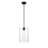 1 lumière 9 po Mini-luminaire suspendu en nickel satiné-1306700410