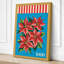 Poinsettia Festive Cluster Botanical 1 Piece Wrapped Canvas Wall Art-591583177-591583180
