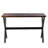Raihan Pine Solid Wood Top Metal Base Dining Table-135271119