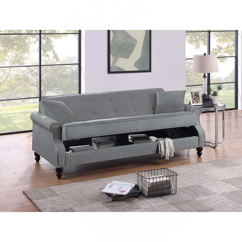 Adjustable Storage Sofa, Gray