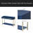 Entryway Table, Console Table With Two Drawers, Retro Hallway Table With Striking Geometric Design For Entryway And Living Room-333337388