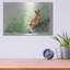 «Fox Hill At The Floodwall» par Anika Goodhue, art mural en métal, 16 po x 12 po
