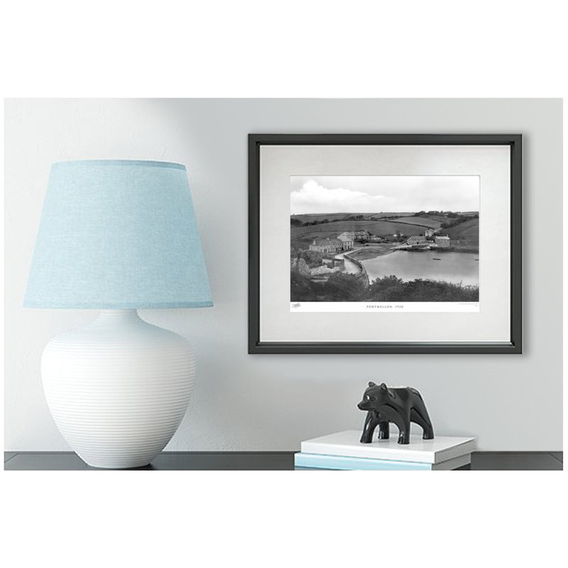 Portmellon, 1920 - Single Picture Frame Print, 60cm H x 80cm W x 2.3cm D
