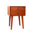 Table de chevet avec 2 tiroirs, petite table d'appoint avec rangement, Seadrifte