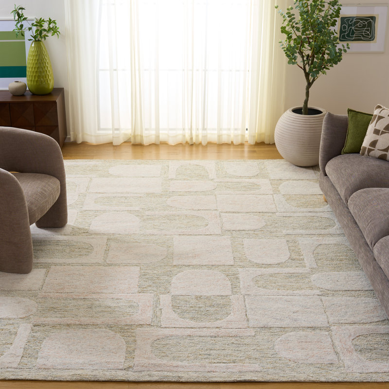 Harvest Hand Tufted Wool No Pattern Rug, Rectangle 8' x 10'