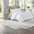 Piece White Queen Bedding Sets, Polyester Ruffled Shabby Chic Comforter