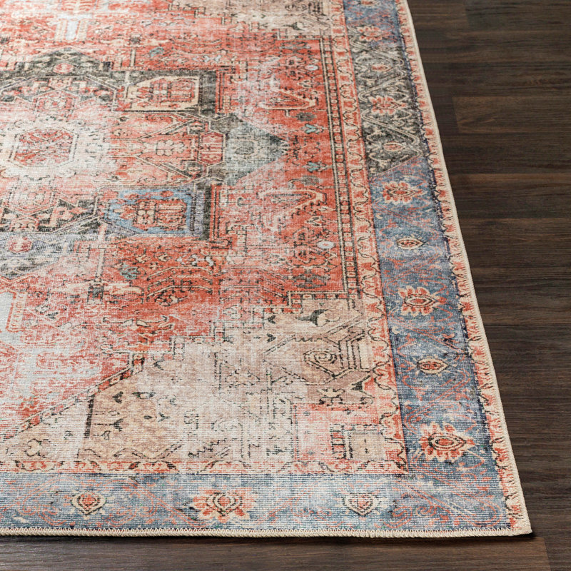 Amelie Traditional Washable Rug, Rectangle 120 x 170 cm