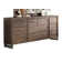 Commode double 6 tiroirs avec miroir Kaylanne