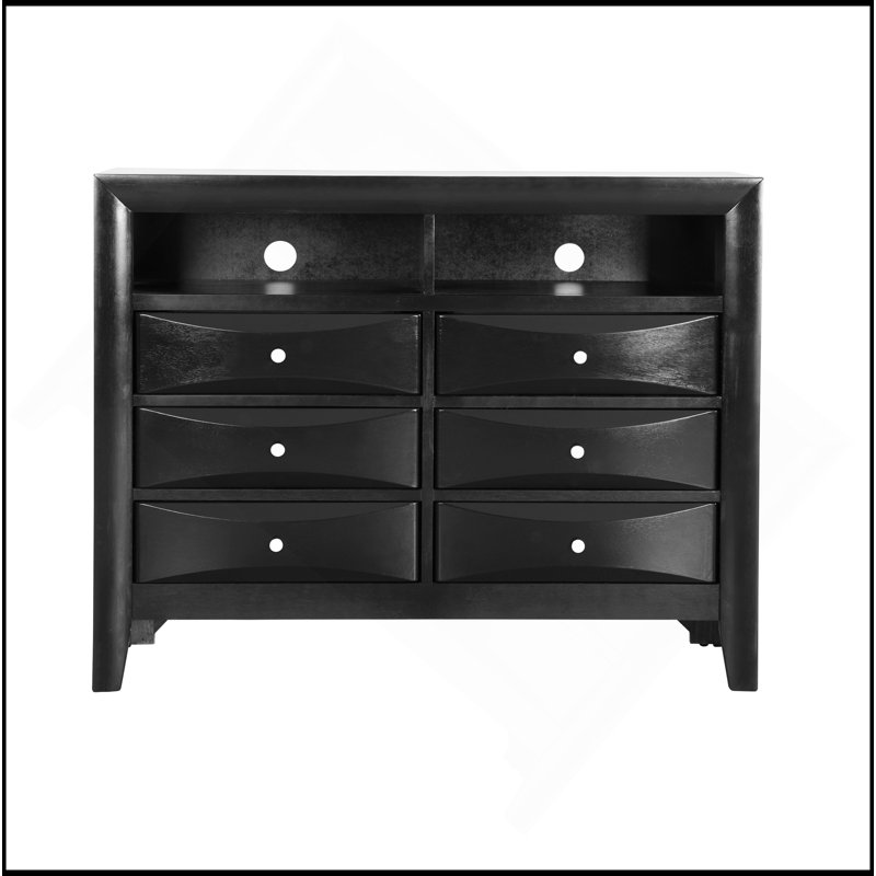 Commode média Marilla, Noir
