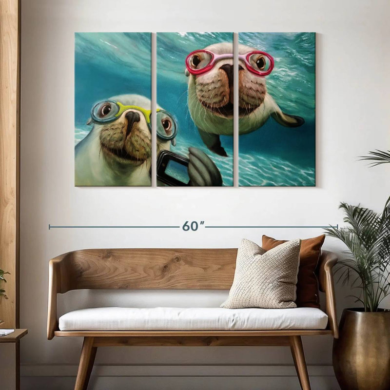 Brampt Underwater Selfie, 32" H x 50" W