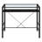 Glass Top Metal Base Computer Desk-738965946