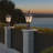Aluminum Pier Mount Light With Dusk To Dawn-1135339268