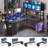 Roarke L-Shaped Computer Desk with Power Outlet-946332212