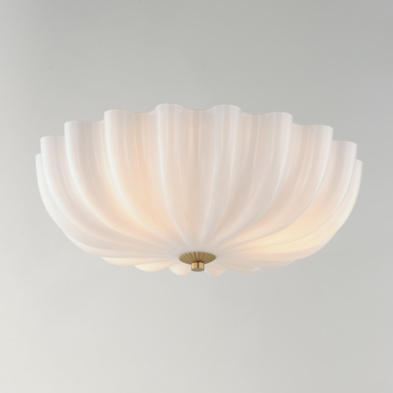Fluted Cake Pan-Semi-Flush Mount
