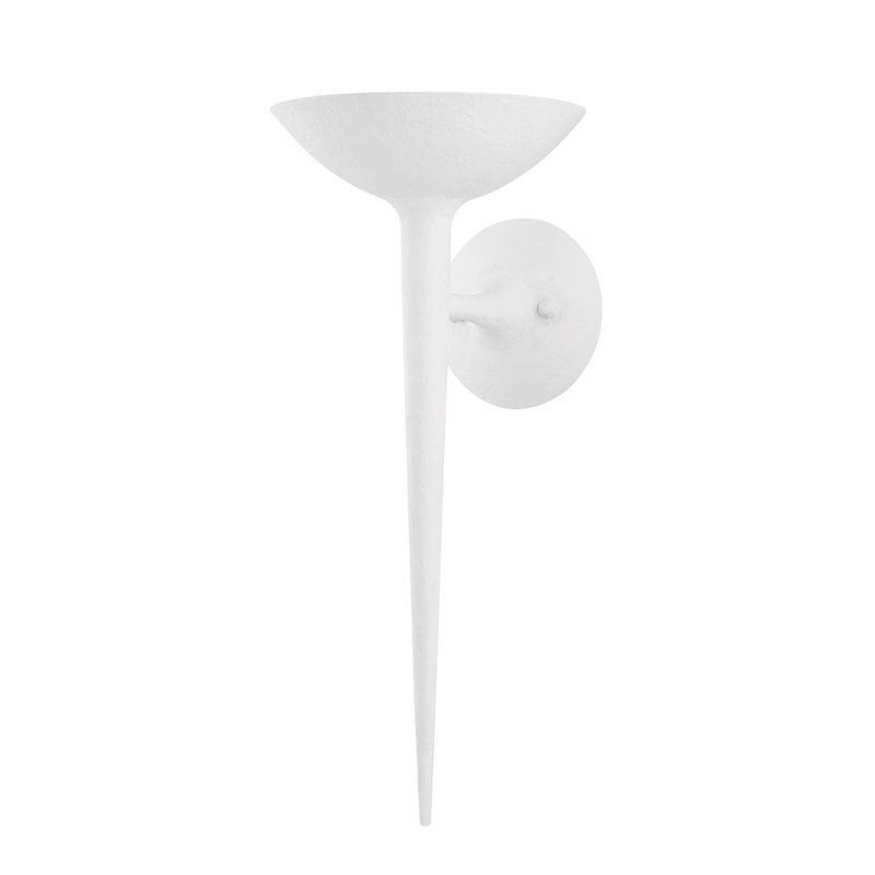 Cecilia 1 - Light Wallchiere, Gesso White