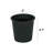 5 Inch Round Nursery Plant Pots with Drainage - 5 Pack Black Plastic Garden Pots for Indoor Outdoor Seedlings, Weather Resistant Flower Planters-1774843149