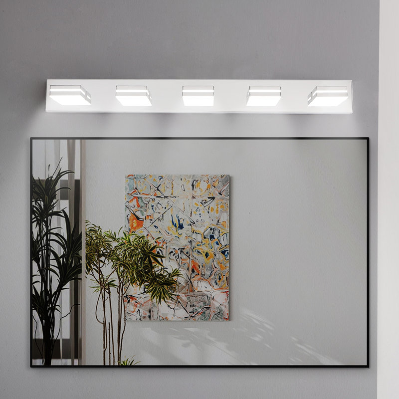 1-chrome LED dimmable industrial Vanity Light