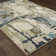 Tapis bleu / gris Knox