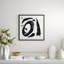 Practice Stroke 3' Framed Print on Glass