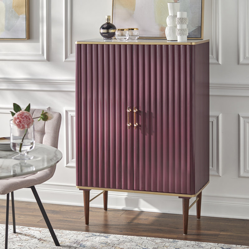Callington 2 - Door Accent Cabinet, Wine