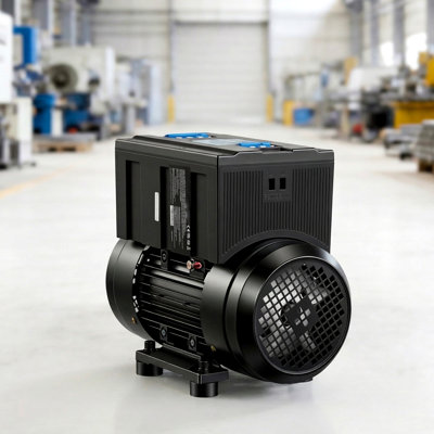Convertisseur rotatif monophasé à triphasé, convertisseur de phase rotatif d'entrée / sortie 5HP 14A 208-240V - extensible à une puissance plus élevée pour les équipements lourds