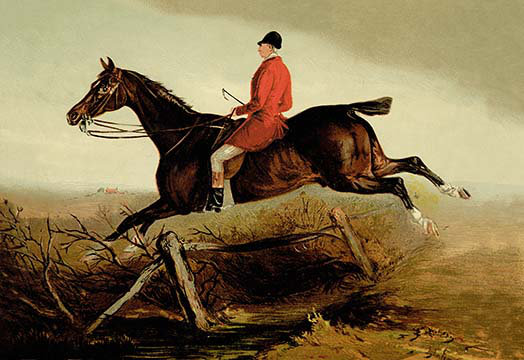 « on the hunt » par samuel sidney, reproduction d’art